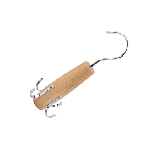 Hooks wooden rotating hanger - 4,