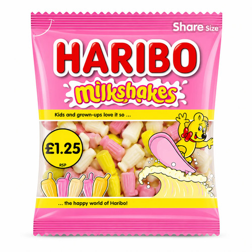 Haribo milkshakes share bag - haribo,