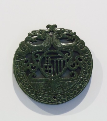 Chinese carved green - carved, jade