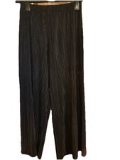 PRIMARK UK 8 BLACK WIDE LEG