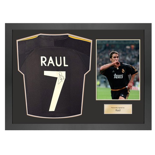 Raul signed real madrid - signed,