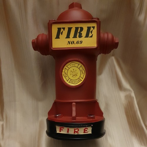 Red fire hydrant piggy - red,