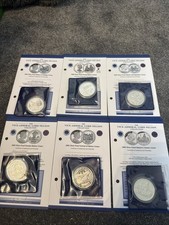 2005 Silver Proof Vice-Admiral Lord Nelson Coin Collection – 6 Coins with COA 