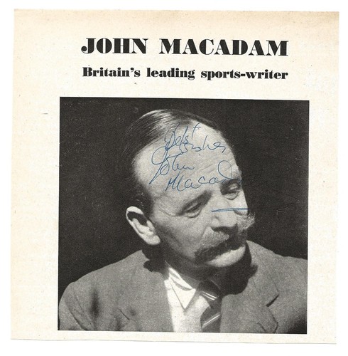 John mcadam football sports - football, &
