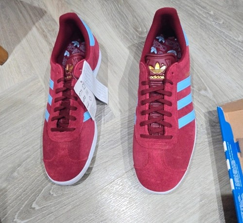 Adidas gazelle claret and blue - adidas,