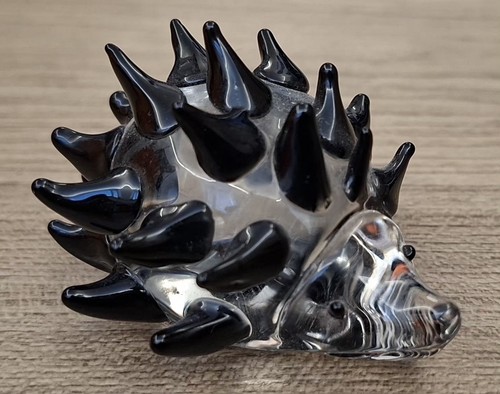 Glass handcrafted hedgehog - glass,