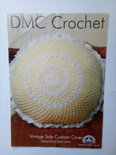 DMC  - Vintage Style Cushion Cover -  Crochet Pattern