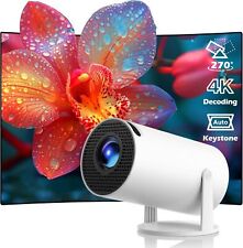 ?4K Mini Projector 10000 Lumen WiFi Bluetooth HD Home office Theater For iPhone