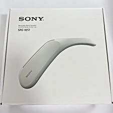 SONY SRS WS1 Wearable Neck Speaker Vibration Sound TV Movie Game Japan Exclusive