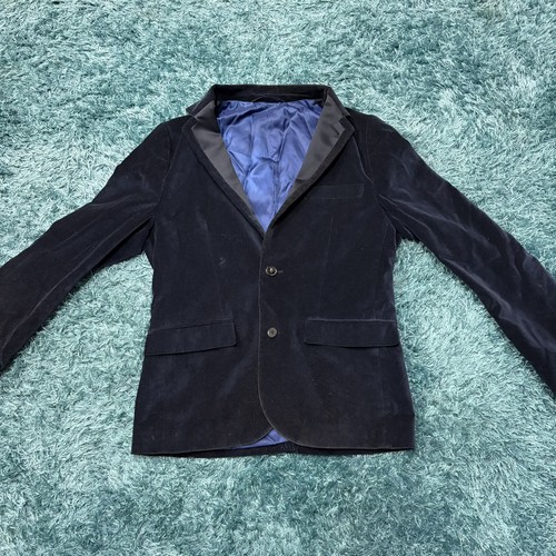 Dkny men velvet navy blue - men's,