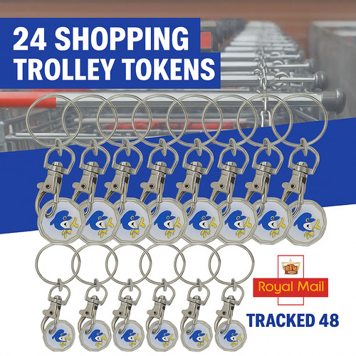 Shopping trolley tokens - tokens, |