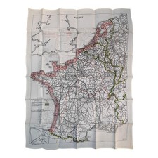 WW2 RAF EARLY SILK ESCAPE MAP