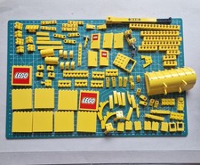 Lego - Yellow:  Technic, JCB Bucket, Beams, Lorry Sides & Other Bricks & Pieces