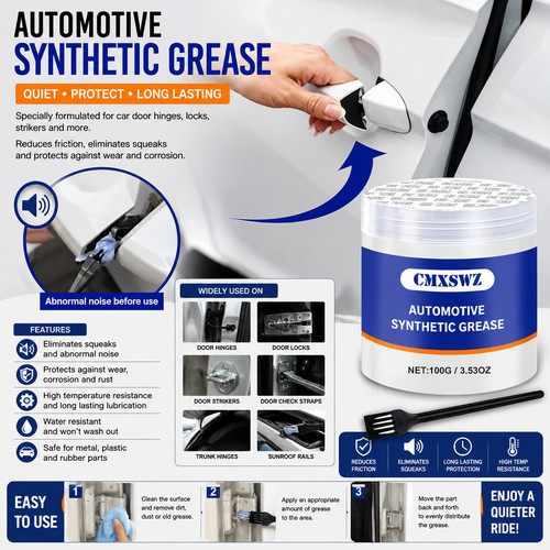 Car sunroof lubricant kit - lubricant,
