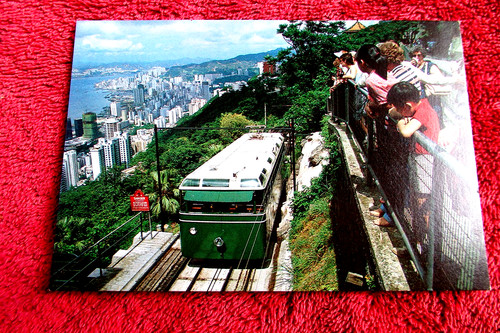 Peak tram hong kong - peak, colour