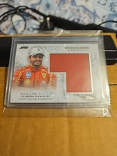 Carlos Sainz Reliquia 2024 Topps F1 Eccellenza Race Worn Relic Patch Ferrari SP