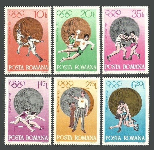 Romania stamps 1972 - romania,
