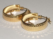 9ct Yellow Gold Creole Hoop