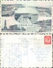 Herne Bay Bandstand and Pier ETW Dennis Sons Ltd 1958 postmark Cities Towns