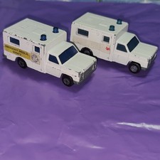 2 X No 41 Ambulances Matchbox Superfast 1977