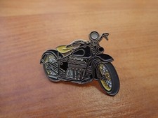 CLASSIC HENDERSON KJ STREAMLINE MOTORCYCLE MOTORBIKE BIKE ENAMEL PIN BADGE