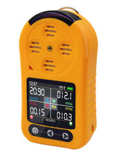 Portable Gas Detector Rechargeable Gas Clip 4-Gas Monitor Meter Tester Analyzer