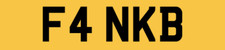 FRANK NUMBER PLATE