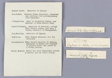 Churchill 's pilot + Free French Legentilhomme + Boislambert x 3 WW2 signatures