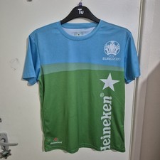 Green And Blue Heineken Euro 2020 Promotional Shirt | Size Mens Small