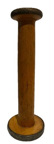 Vtg large wooden - vtg, 10"
