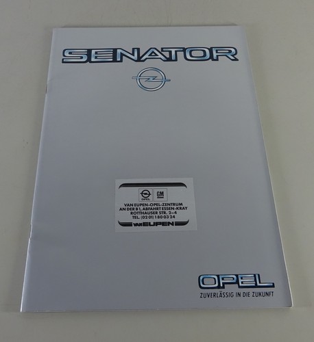 Foldout brochure opel senator - foldout,