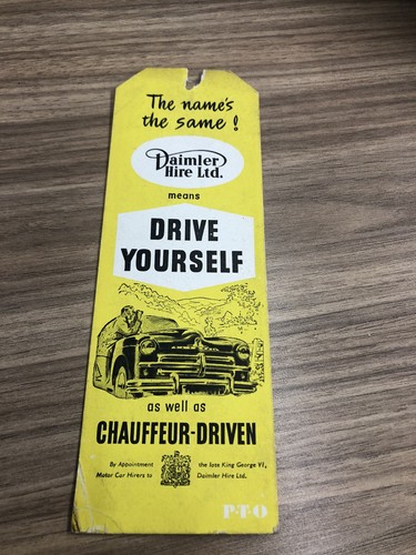 Vintage daimler hire ltd car - daimler,