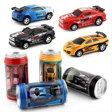 Mini Coke Can Car Speed RC-Radio Remote Control Micro Kids Car Toy J6U4