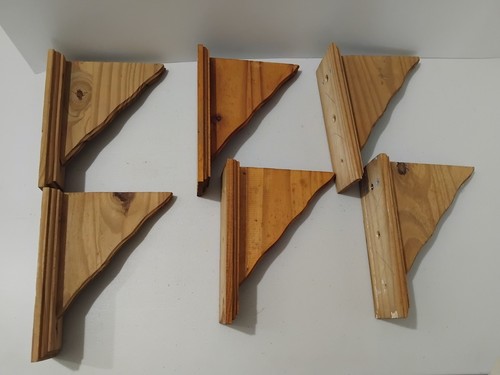 Wooden vintage shelf - 6,