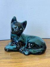 Vintage  1960’s 70’s Canadian Blue Mountain Pottery Cat Figurine / Ornament VGC