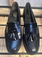 G. H. Bass & Co. Weejun Cup Larson Mocassin Penny Loafers Black Leather Size 9