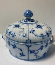 Royal Copenhagen Blue Fluted Plain Bonbonniere,  No. 400