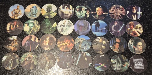 Star wars trilogy tazos - star,