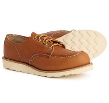 RED WING SHOES 8092 Shop Moc Oxford Leather Men's Work Shoes Made In USA - $309