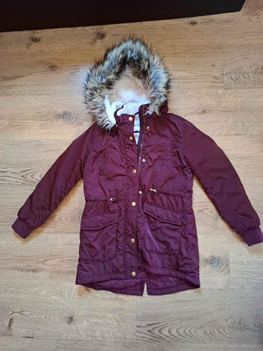 Girls hooded fur - h&m,