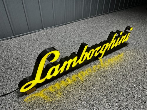 Illuminated lamborghini - illuminated,