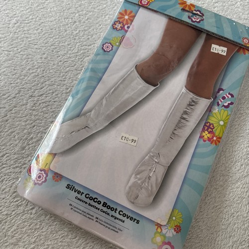 Silver boot covers - silver, go
