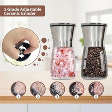 2PCS Salt Pepper Grinder Set