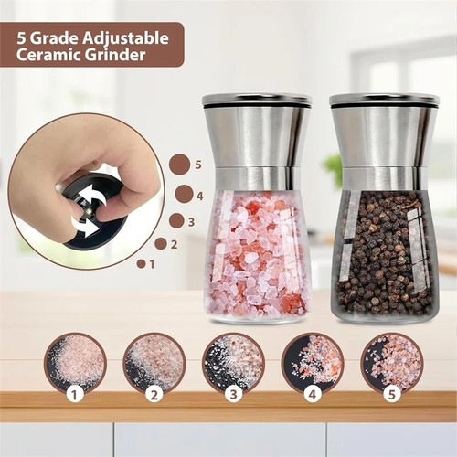 2pcs salt pepper grinder - 2pcs, set