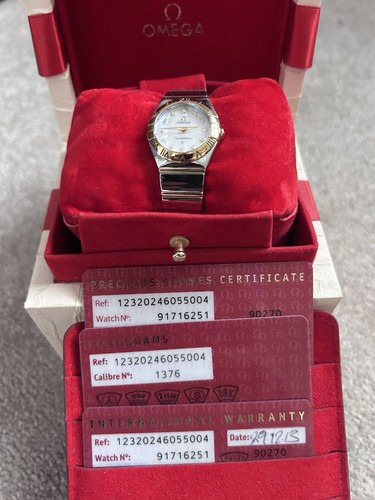 Omega const 24mm steel - const,