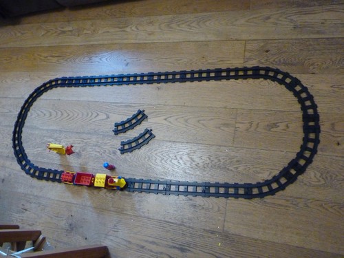 Vintage lego duplo black train - vintage,