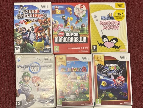 Mario games wii - wii, x7