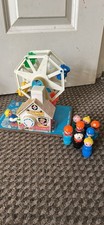 Vintage Fisher Price Ferris Wheel And People 1966