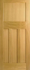 LPD Oak DX 30’s Style Unfinished Solid Internal Door + UK Delivery