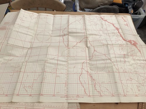 Vintage ww2 plotting map - ww2,